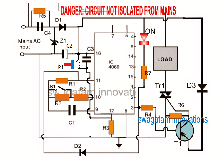 Realizza questo circuito temporizzatore per scaldabagno geyser con interruttore automatico su OFF