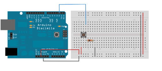 Überwachungszustand eines Switches (Digital Read Serial) - Grundlagen von Arduino
