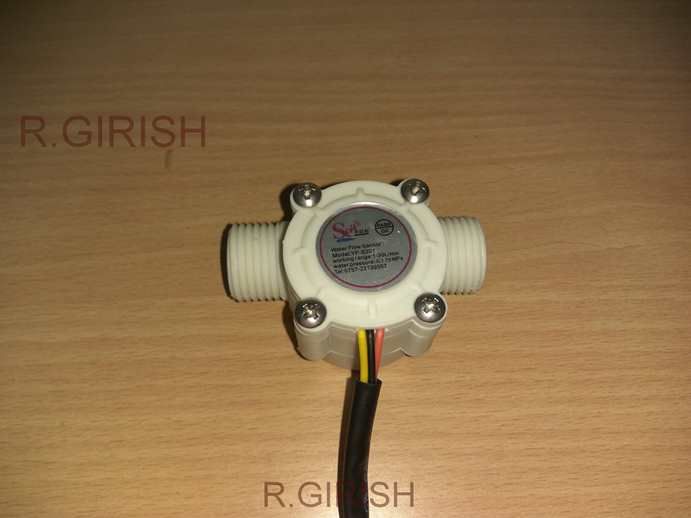 Circuit de débitmètre d'eau numérique simple utilisant Arduino