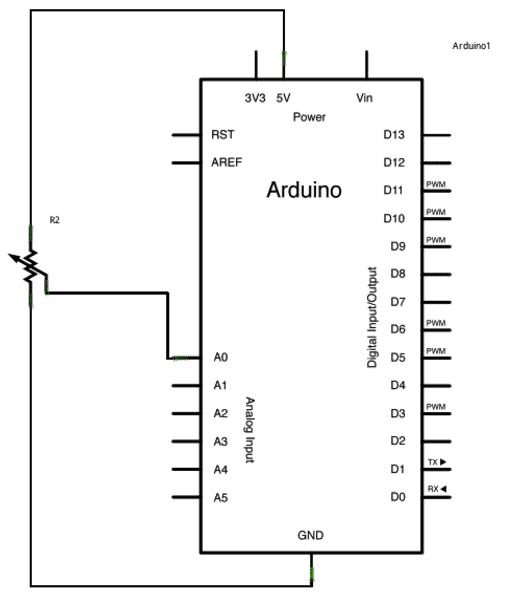 การแปลงอนาล็อกเป็นดิจิตอล (อนุกรมอ่านอนาล็อก) - พื้นฐาน Arduino