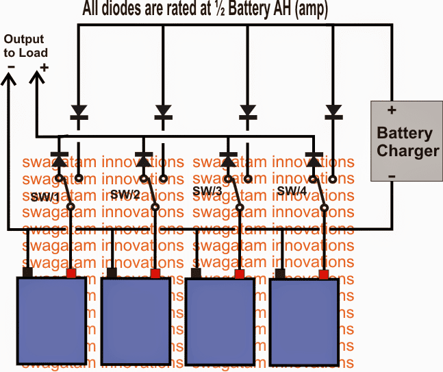 Circuitos do carregador de bateria paralela explicados