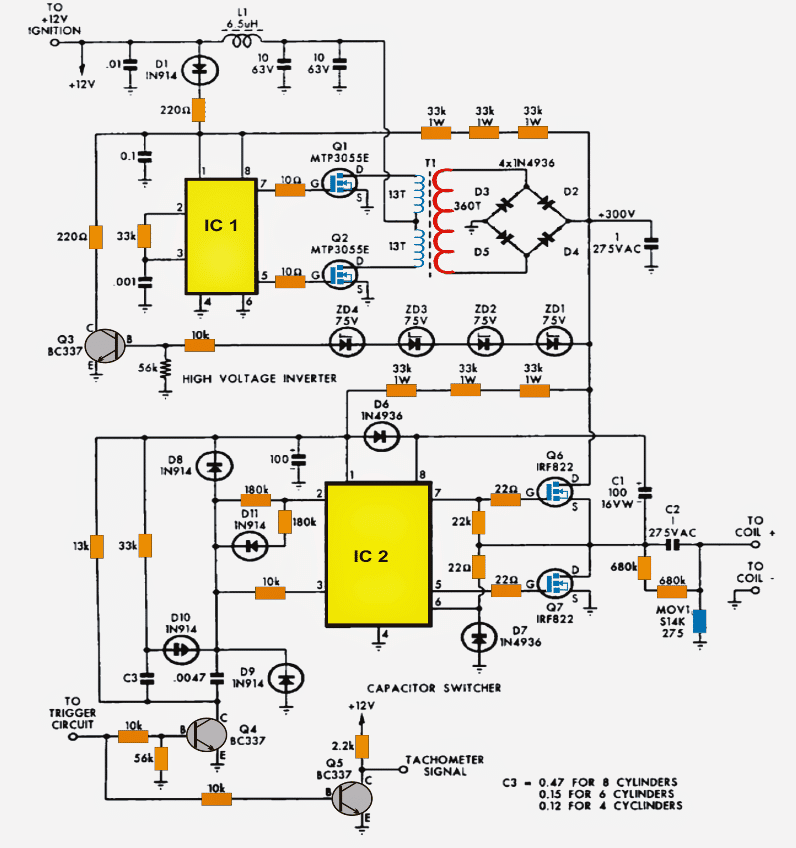 Multi-spark CDI Circuit