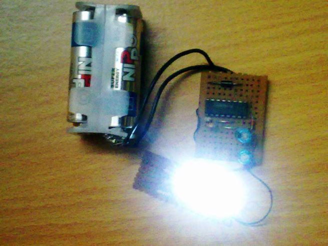 Basit Yüksek Verimli LED Torç Devresi