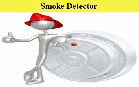 555 Laikmačio dūmų detektoriaus grandinės schema ir jos veikimas