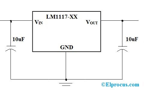 LM1117 lineārais sprieguma regulators