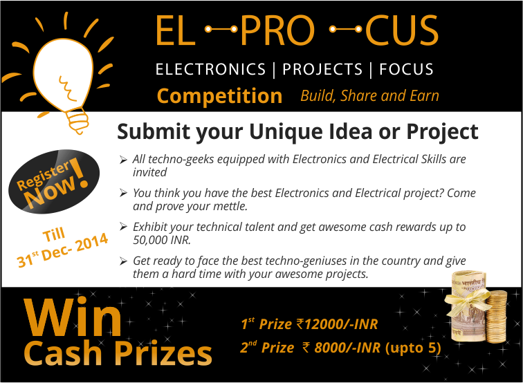 Evento Elprocus para profesionales de la ingeniería: gane hasta 50.000 INR