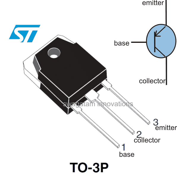 Transistor de alta corrente TIP36 - folha de dados, nota de aplicação