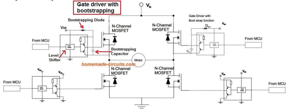MOSFET P-Channel em aplicações H-Bridge