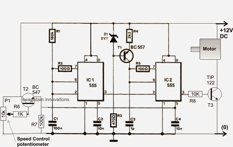 Circuito de controlador de soprador de ar PWM para fogões de biomassa