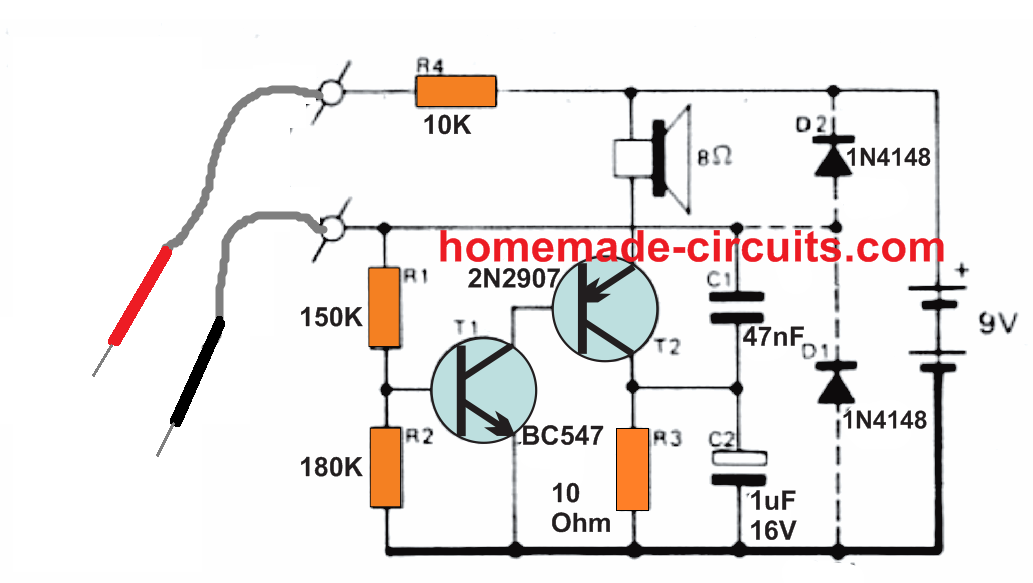 Simple Circuit Tester Probe - PCB-Fehlersuche