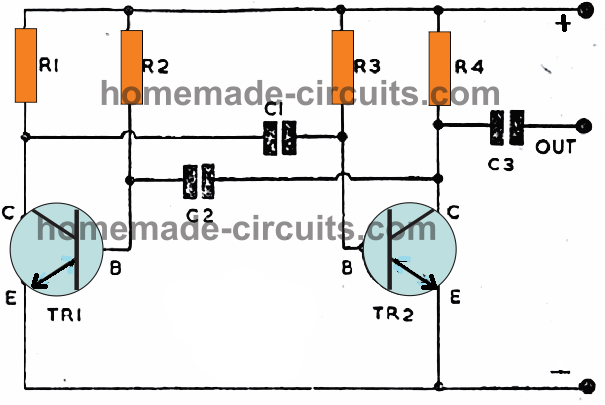 Easy Two Transistor Projects για μαθητές σχολείου