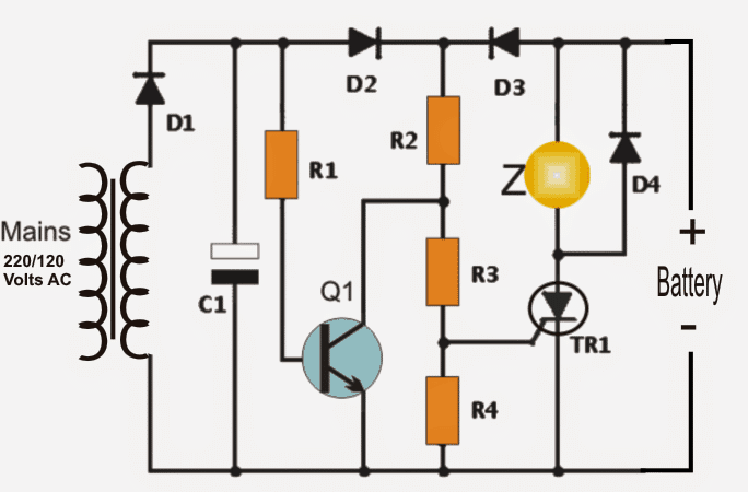 Circuito de alarma de interrupción de energía para indicaciones instantáneas de falla de energía