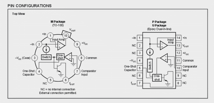 2 간단한 전압-주파수 변환기 회로 설명
